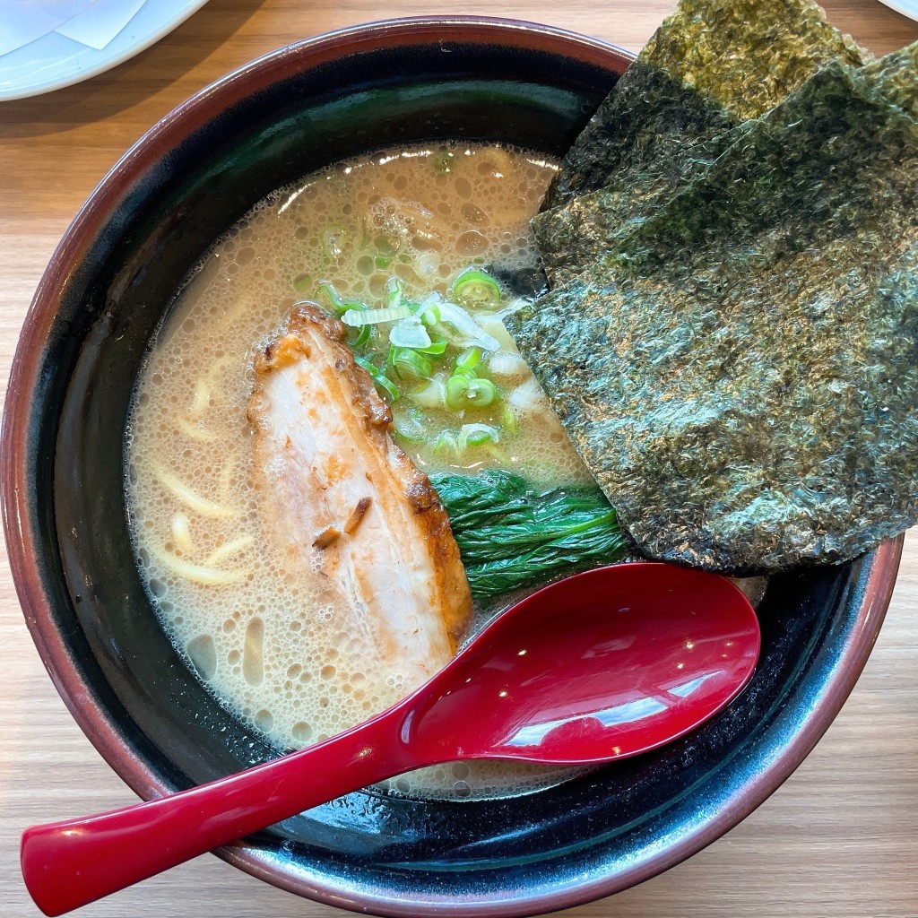 ユーザーが投稿した豚骨醤油ラーメンの写真 - 実際訪問したユーザーが直接撮影して投稿した今泉ラーメン専門店麺屋達 掛尾店の写真