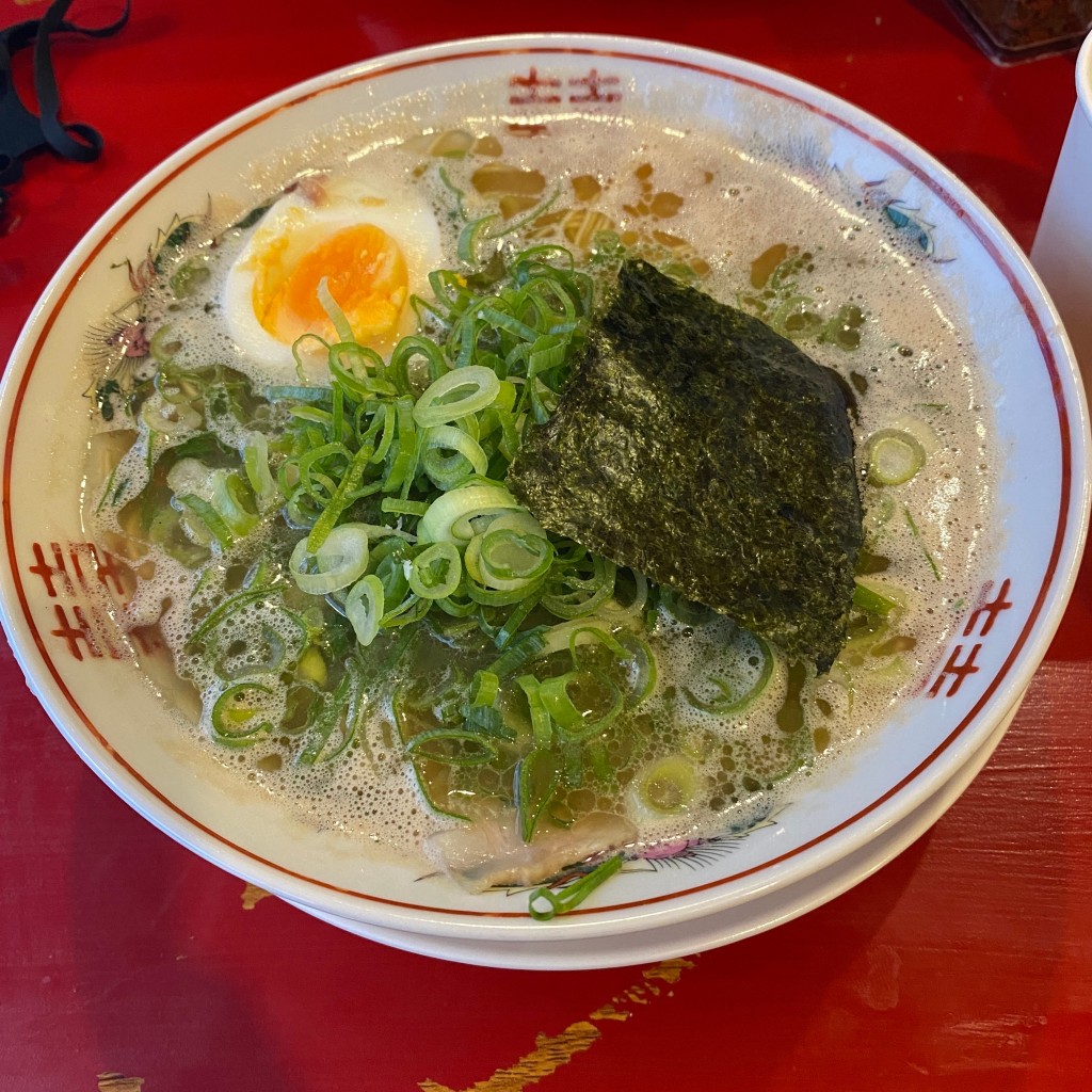 ユーザーが投稿したラーメンの写真 - 実際訪問したユーザーが直接撮影して投稿した大和町ラーメン専門店中洲屋台長浜ラーメン初代 健太の写真