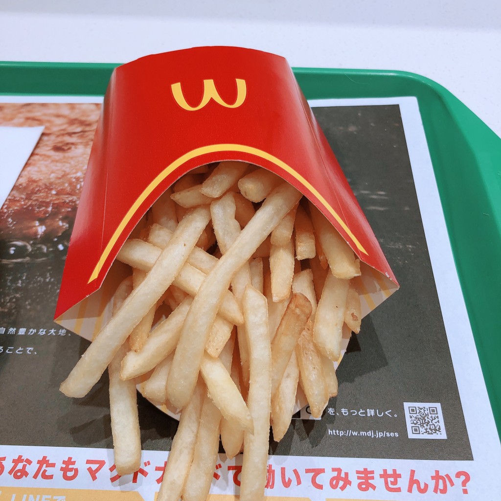 ユーザーが投稿したマックフライポテトの写真 - 実際訪問したユーザーが直接撮影して投稿した初沢町ファーストフードマクドナルド 高尾ダイエー店の写真