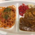 半スパカレーセット - 実際訪問したユーザーが直接撮影して投稿した南幸パスタカレーハウス リオ ジョイナス店の写真のメニュー情報