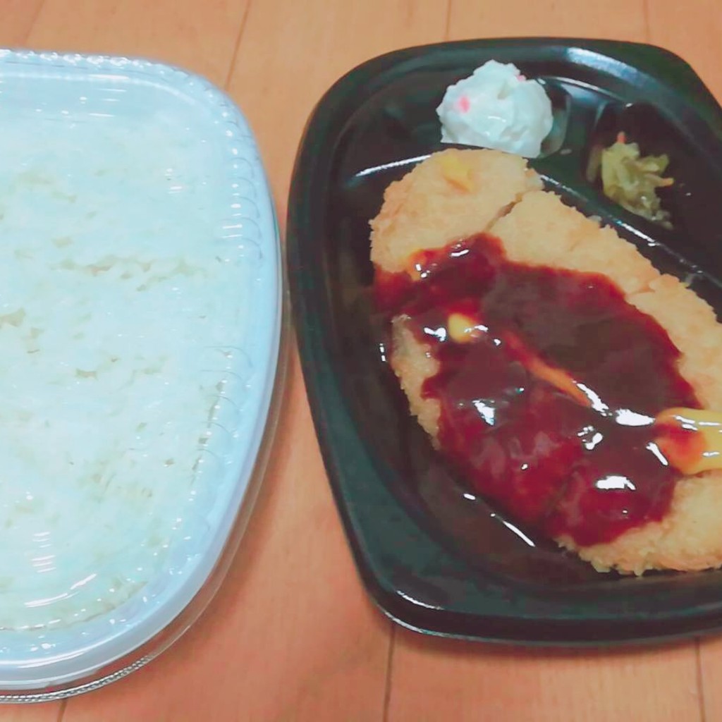 ユーザーが投稿したロースとんかつ弁当の写真 - 実際訪問したユーザーが直接撮影して投稿した西蒲田お弁当ほっともっと 蒲田西口店の写真