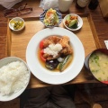 実際訪問したユーザーが直接撮影して投稿した下新入洋食農家の食卓の写真