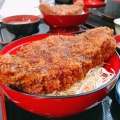 上名代ソースかつ丼 - 実際訪問したユーザーが直接撮影して投稿した本宮丼もの柏屋食堂の写真のメニュー情報