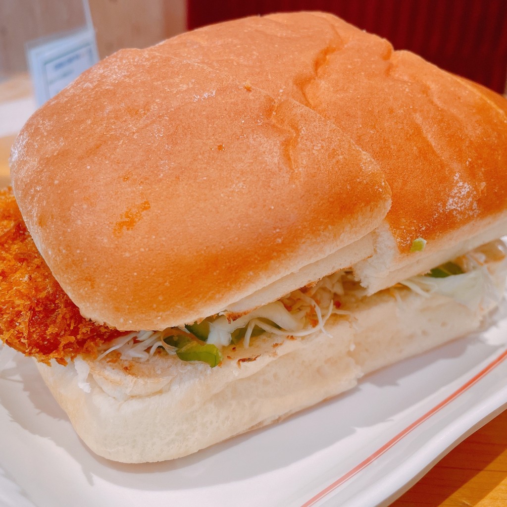 ユーザーが投稿したエビカツパンの写真 - 実際訪問したユーザーが直接撮影して投稿した深沢喫茶店コメダ珈琲店 駒沢公園店の写真
