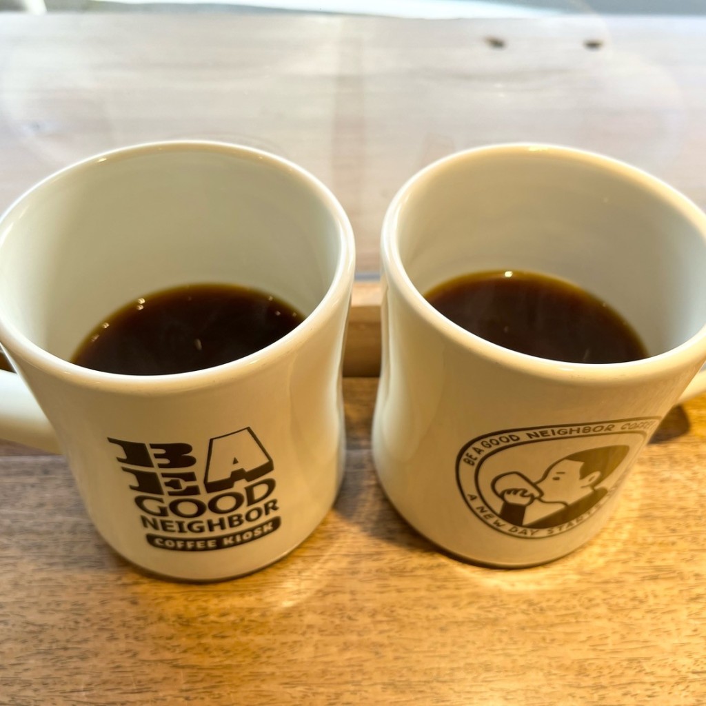 ユーザーが投稿したdrip coffeeの写真 - 実際訪問したユーザーが直接撮影して投稿した千駄ヶ谷コーヒー専門店ビー ア グッド ネイバー コーヒー キオスク 千駄ヶ谷の写真