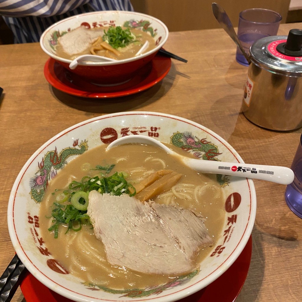 ユーザーが投稿したラーメンの写真 - 実際訪問したユーザーが直接撮影して投稿した湯田温泉ラーメン専門店天下一品 湯田温泉店の写真