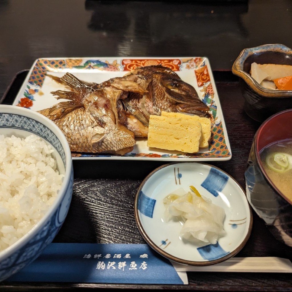 ユーザーが投稿した日替わり煮魚定食の写真 - 実際訪問したユーザーが直接撮影して投稿した神町中央魚介 / 海鮮料理海鮮居酒屋・磯の写真