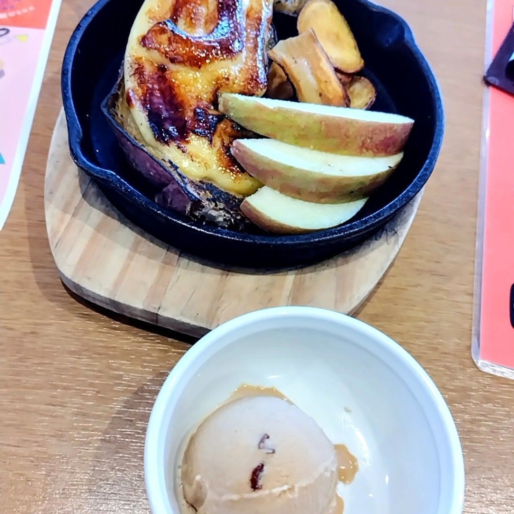 ユーザーが投稿した焼芋ブリュレの写真 - 実際訪問したユーザーが直接撮影して投稿した大仲新田ファミリーレストランココス 桑名店の写真
