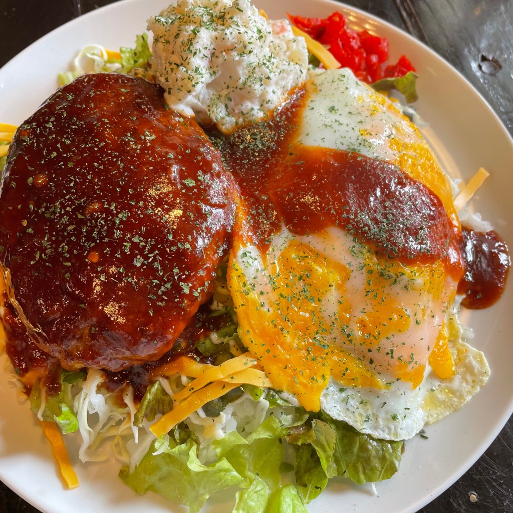 ユーザーが投稿したロコモコ丼の写真 - 実際訪問したユーザーが直接撮影して投稿した磯上町洋食AAサービスの写真