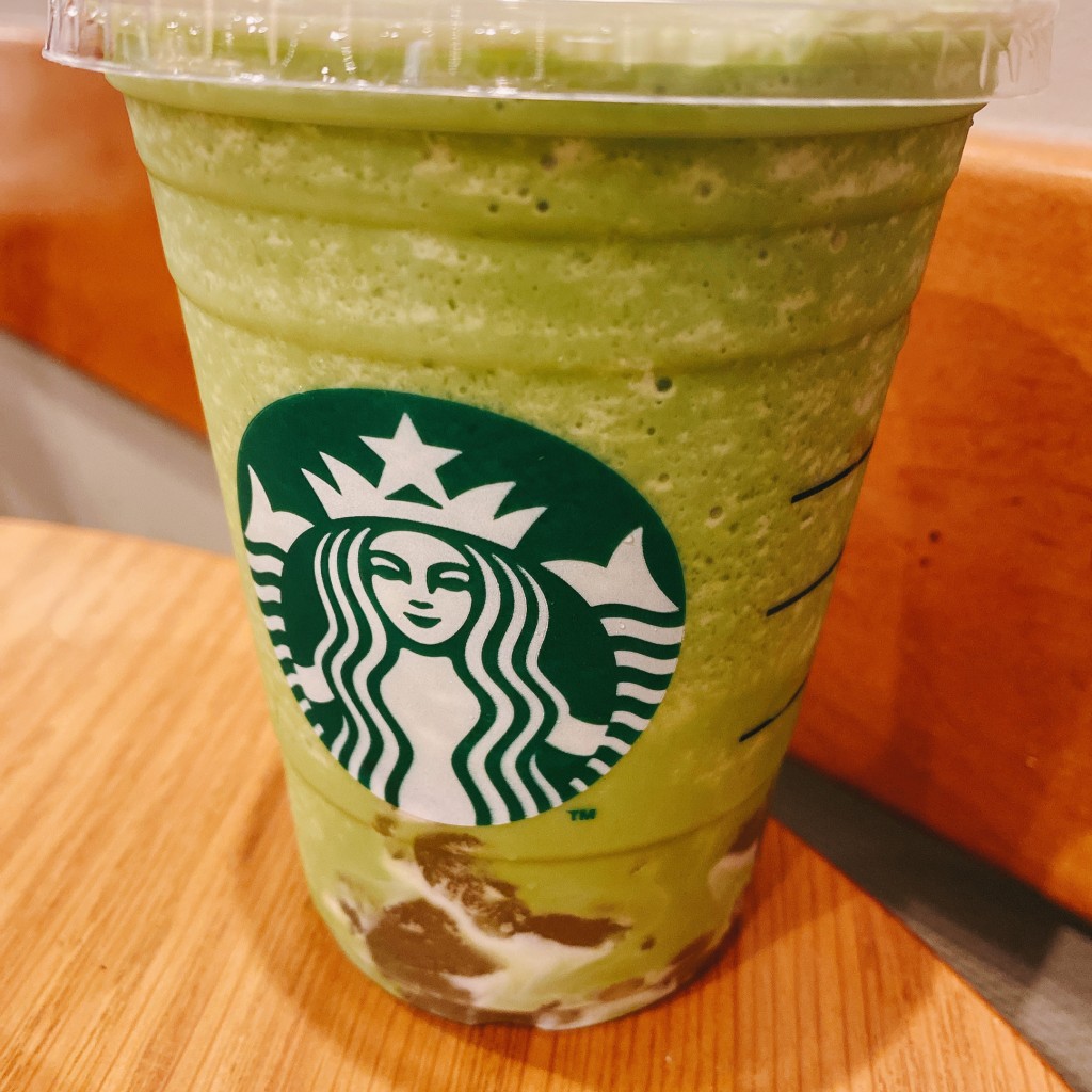 ユーザーが投稿した抹茶フラペチーノの写真 - 実際訪問したユーザーが直接撮影して投稿した南幸カフェスターバックスコーヒー 横浜ジョイナス店の写真