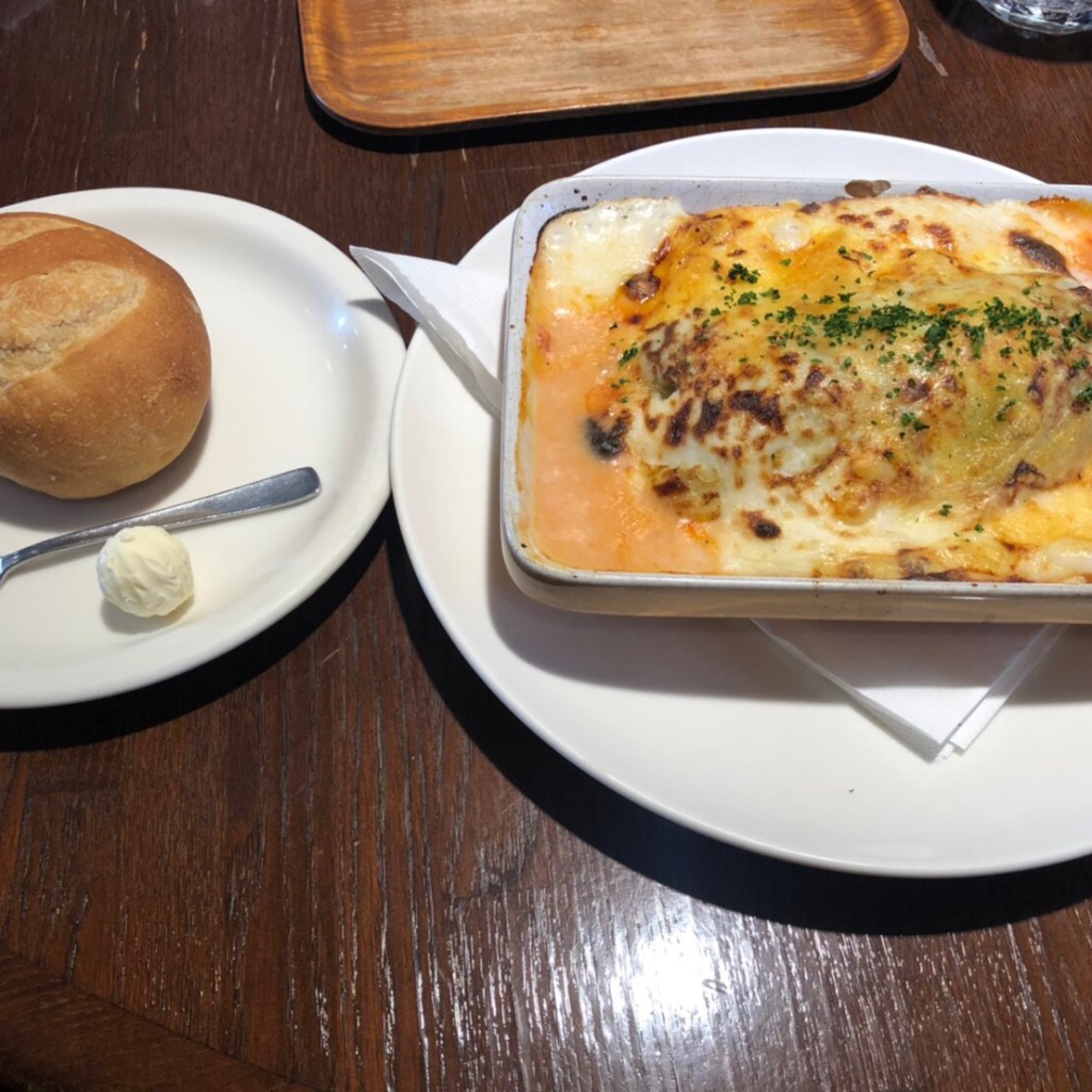 ユーザーが投稿したロールキャベツグラタンの写真 - 実際訪問したユーザーが直接撮影して投稿した西川田町西洋料理レストランフィールドの写真