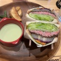 実際訪問したユーザーが直接撮影して投稿した中の島一条サンドイッチひらら sandwich cafeの写真