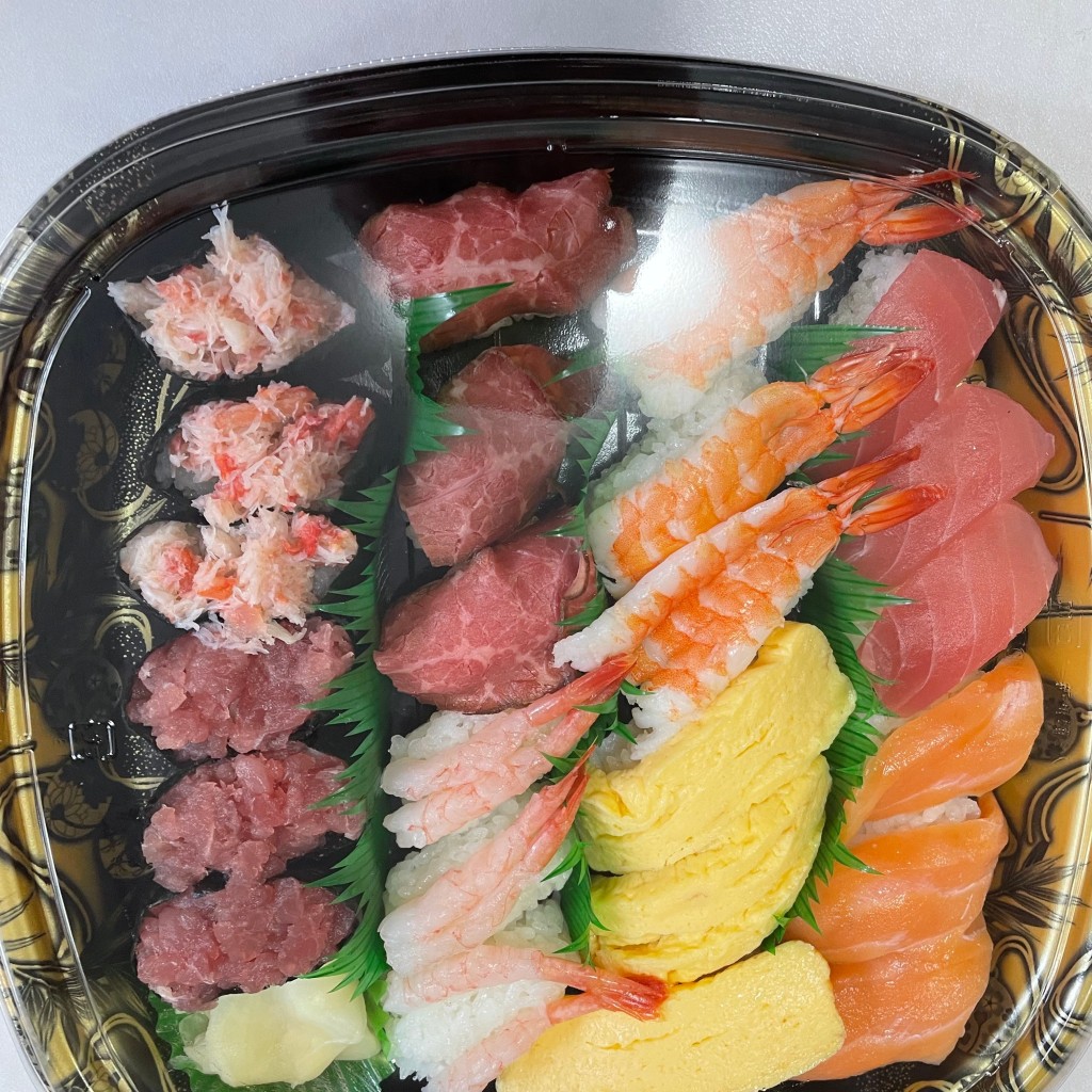 ユーザーが投稿した寿司盛【珊瑚】の写真 - 実際訪問したユーザーが直接撮影して投稿した竹田七瀬川町ファミリーレストラン和食さと 竹田店の写真