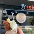 実際訪問したユーザーが直接撮影して投稿した中之島アイスクリームsolege GELATERIA  中之島美術館店の写真