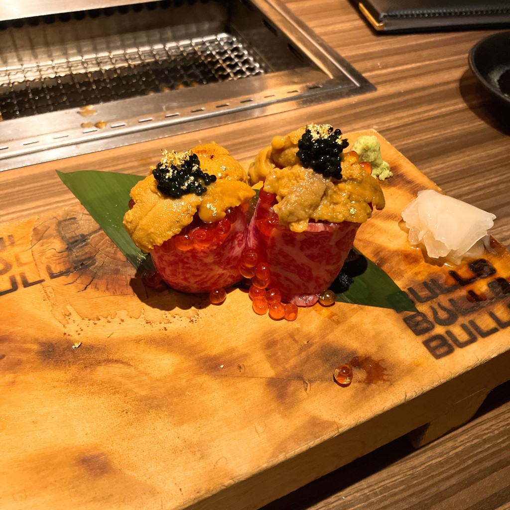 ユーザーが投稿した肉巻きロールの写真 - 実際訪問したユーザーが直接撮影して投稿した西新宿焼肉新宿焼肉 BULLSの写真