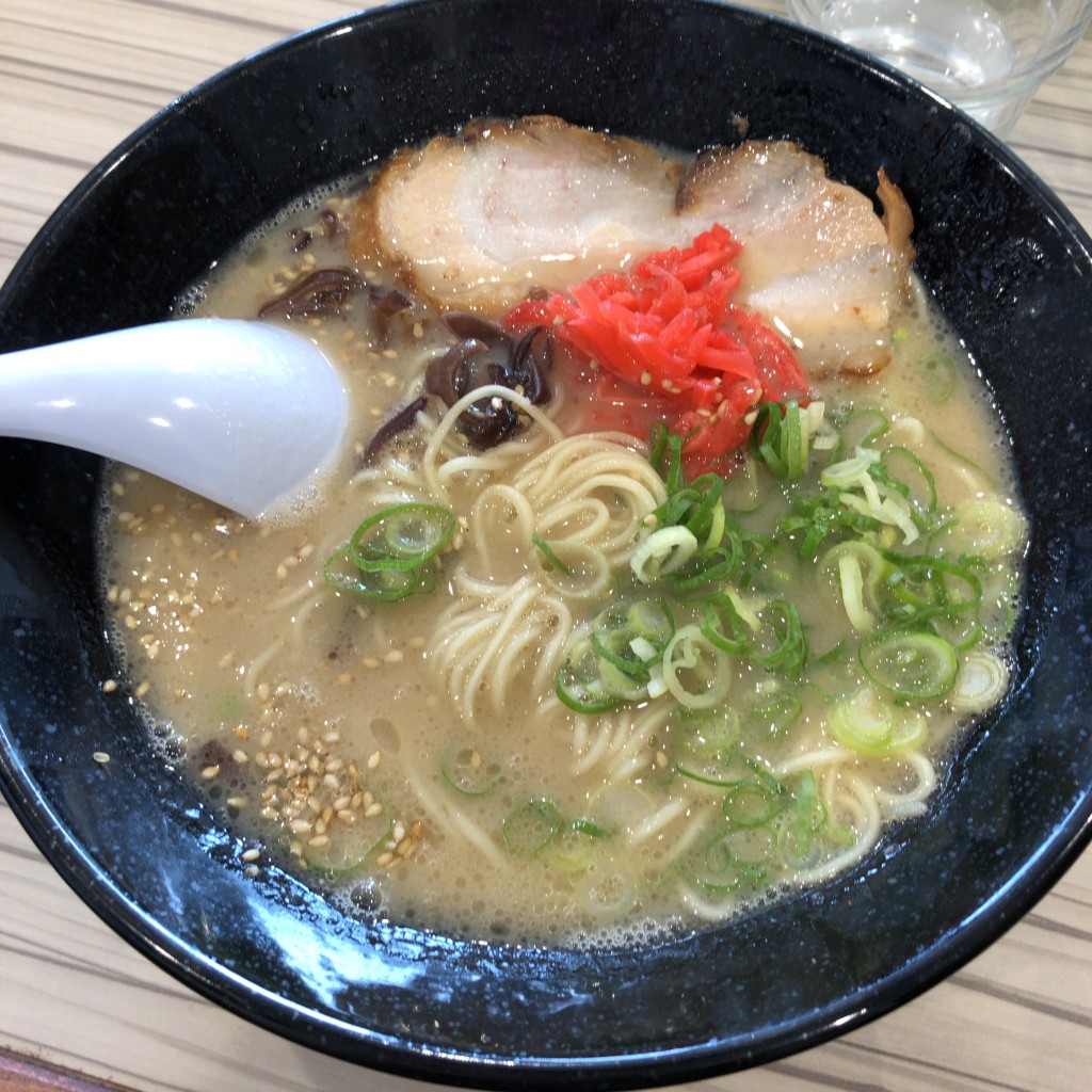 ユーザーが投稿したとんこつラーメンの写真 - 実際訪問したユーザーが直接撮影して投稿した肥田ラーメン専門店松福 函南店の写真