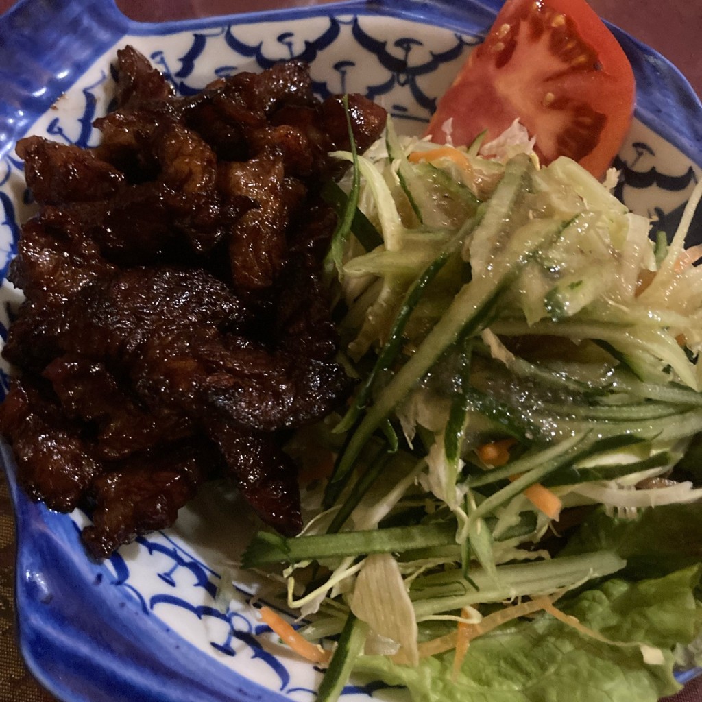 ユーザーが投稿したヌアヤーンの写真 - 実際訪問したユーザーが直接撮影して投稿した渋川タイ料理カフェアンドエスニック クルンテープの写真