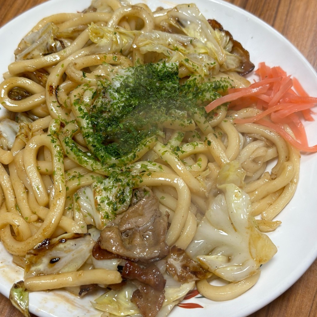 ユーザーが投稿した焼きうどんの写真 - 実際訪問したユーザーが直接撮影して投稿した平井居酒屋豊田屋の写真