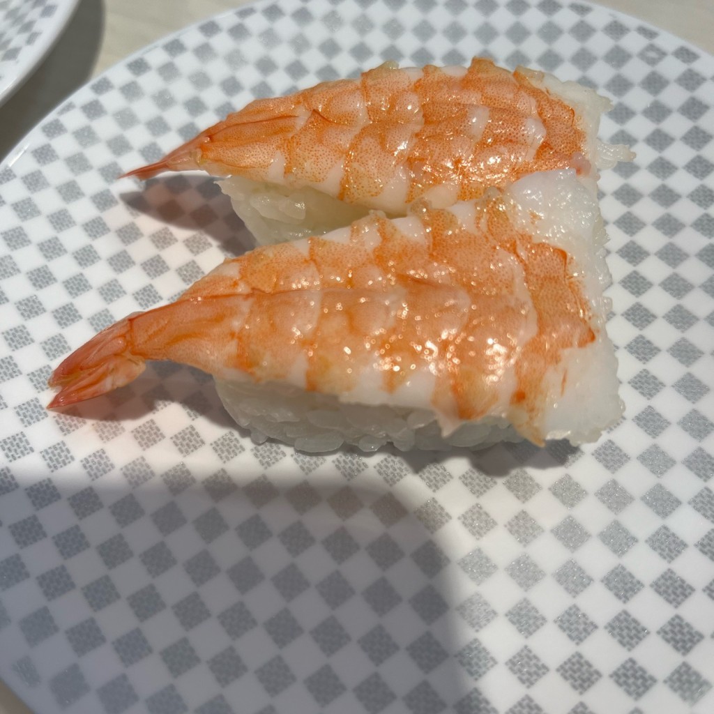 ユーザーが投稿したえびの写真 - 実際訪問したユーザーが直接撮影して投稿した鶴ケ谷寿司魚べい 仙台鶴ケ谷店の写真
