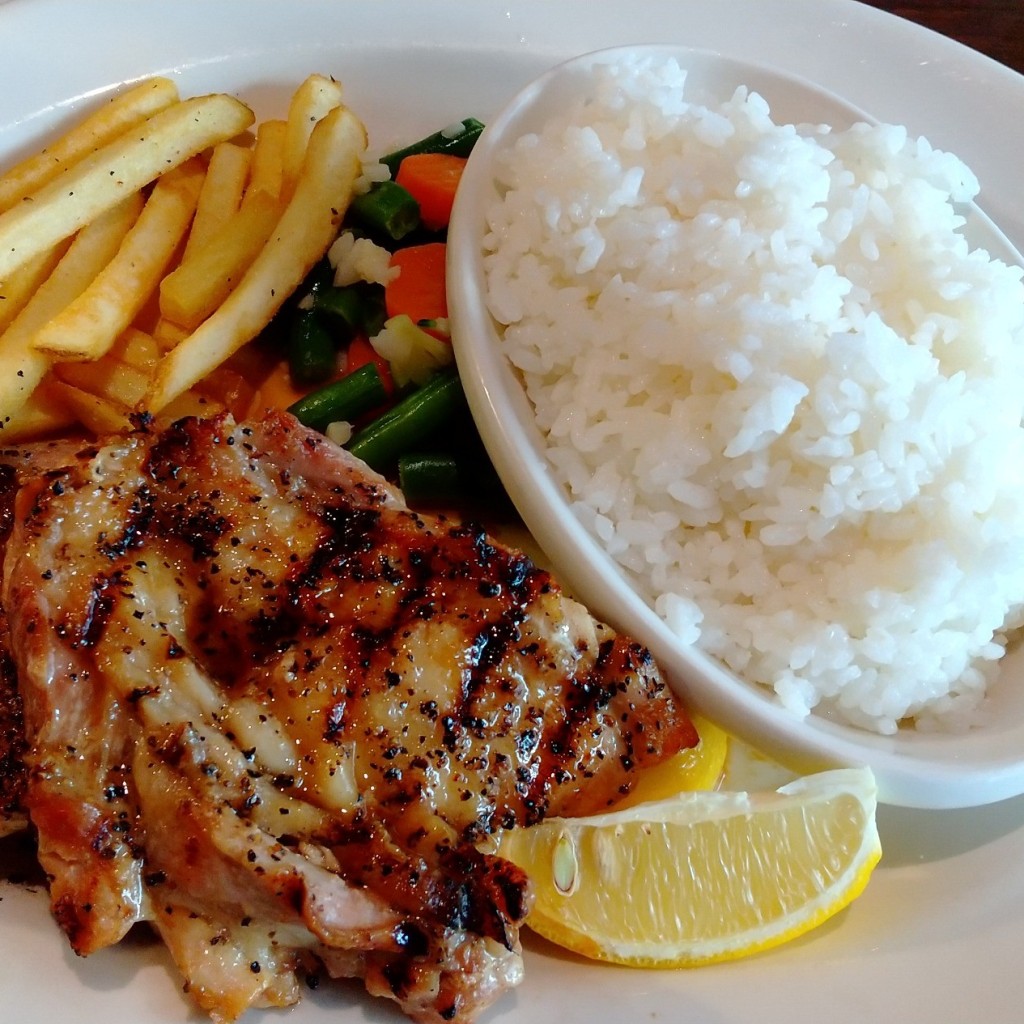 ユーザーが投稿したlunch-ChickenSteakの写真 - 実際訪問したユーザーが直接撮影して投稿した神南居酒屋アメリカン レストラン&バー TGIフライデーズ 渋谷神南店の写真