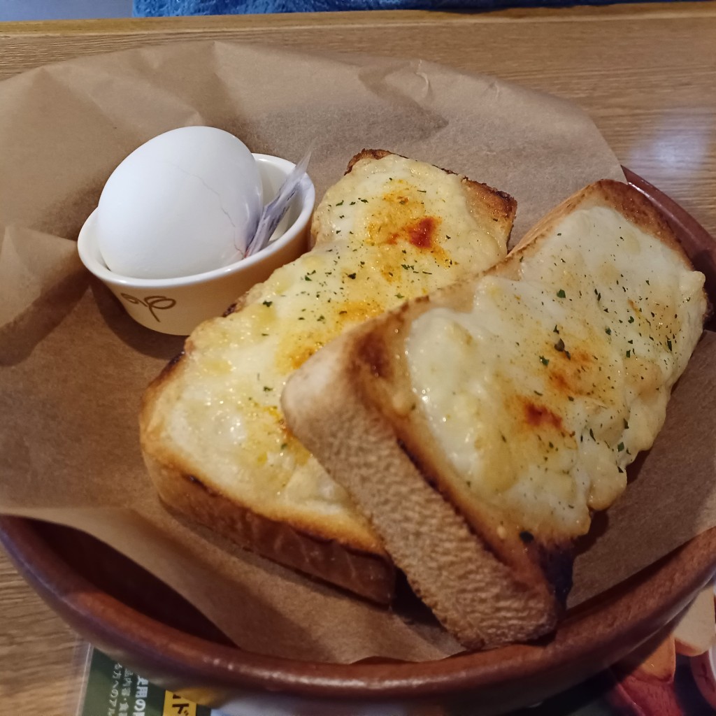 ユーザーが投稿したトーストチーズの写真 - 実際訪問したユーザーが直接撮影して投稿した河和田町ハンバーグびっくりドンキー 水戸50号バイパス店の写真