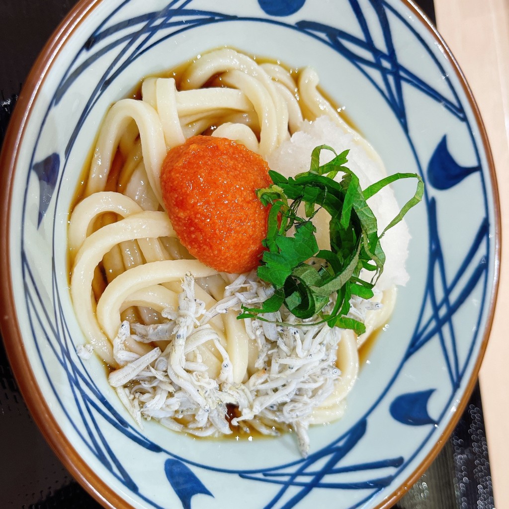 ユーザーが投稿した明太シラスブッカケ(オロシ)の写真 - 実際訪問したユーザーが直接撮影して投稿した皆実町うどん丸亀製麺 ゆめタウン広島の写真