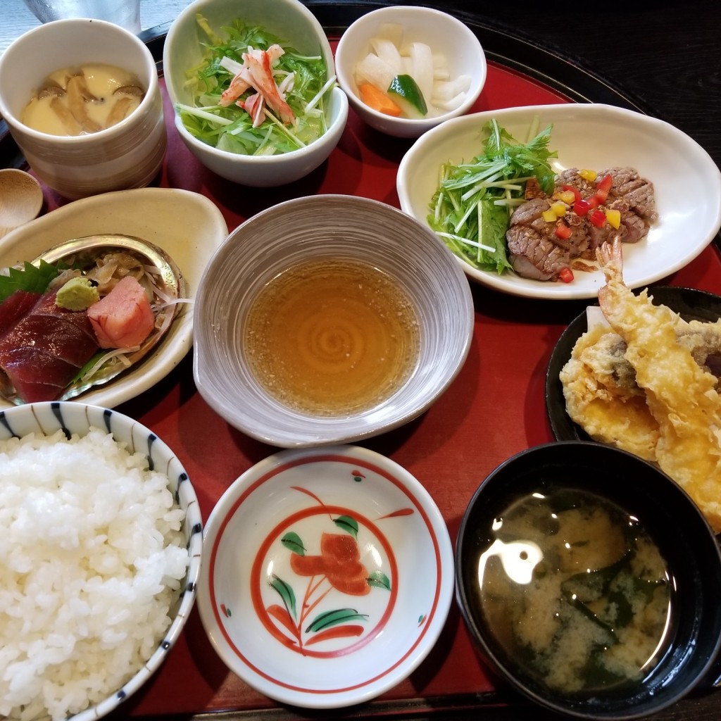 ユーザーが投稿した旬味かご膳の写真 - 実際訪問したユーザーが直接撮影して投稿した新田木崎町和食 / 日本料理味処 なかやの写真