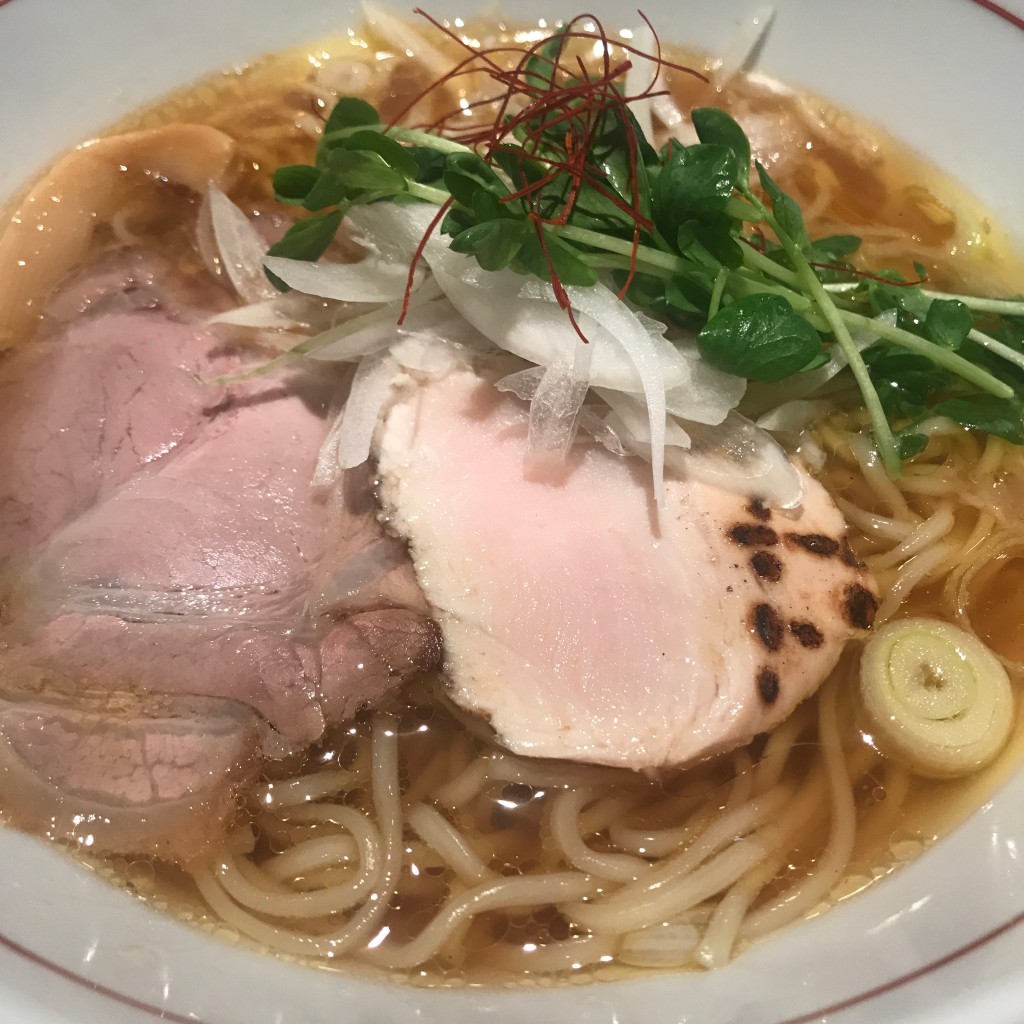 ユーザーが投稿した鶏豚淡麗醤油ラーメンの写真 - 実際訪問したユーザーが直接撮影して投稿した市岡元町ラーメン専門店麺や 雅流の写真