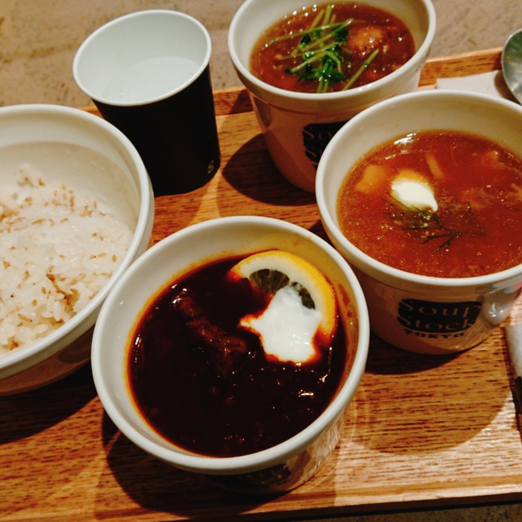 ユーザーが投稿した春雨黒酢煮スネルミウ鶏とSFAの写真 - 実際訪問したユーザーが直接撮影して投稿した新宿洋食スープストックトーキョー ルミネ新宿店の写真