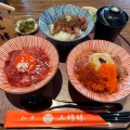 和牛 ステーキ御膳 ミディアム - 実際訪問したユーザーが直接撮影して投稿した上野和食 / 日本料理和牛 三姉妹の写真のメニュー情報