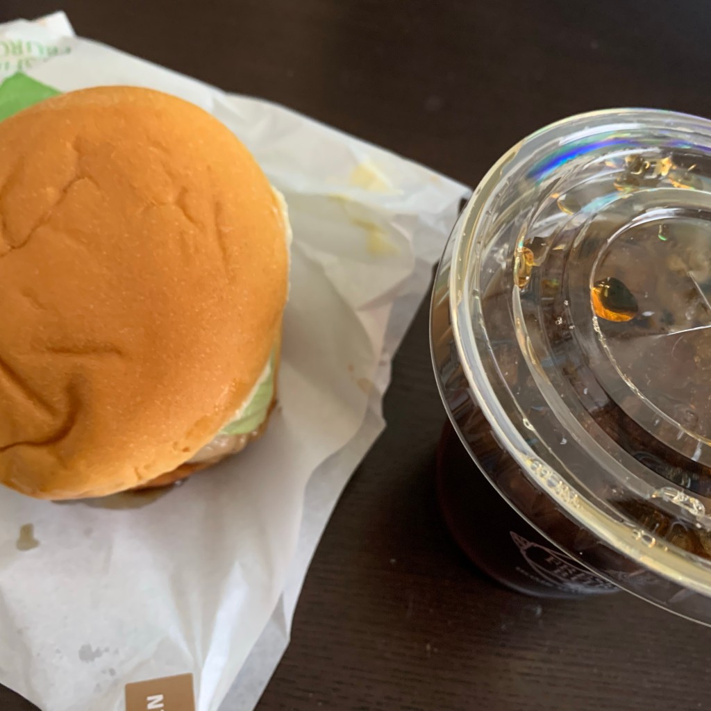 ユーザーが投稿したテリヤキチキンバーガーの写真 - 実際訪問したユーザーが直接撮影して投稿した太子堂ハンバーガーフレッシュネスバーガー 三軒茶屋店の写真