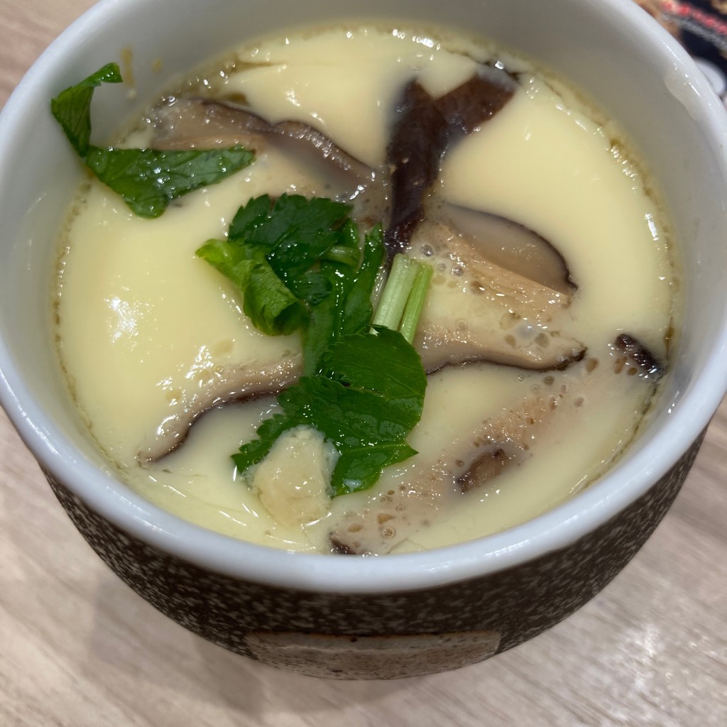 ユーザーが投稿した茶碗蒸し198円の写真 - 実際訪問したユーザーが直接撮影して投稿した上田回転寿司かっぱ寿司 松原店の写真
