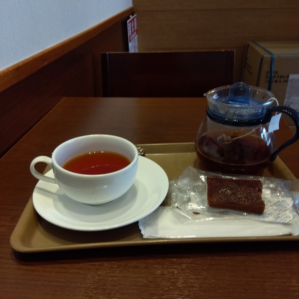 ユーザーが投稿した季節の紅茶の写真 - 実際訪問したユーザーが直接撮影して投稿した栄町カフェPROMENADE CAFE アステ川西店の写真