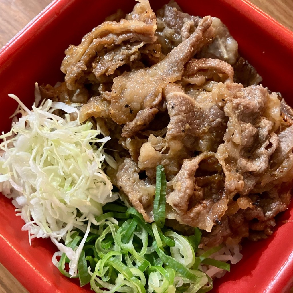 ユーザーが投稿したカルビ丼の写真 - 実際訪問したユーザーが直接撮影して投稿した神ノ輪町韓国料理韓丼 豊橋藤沢店の写真