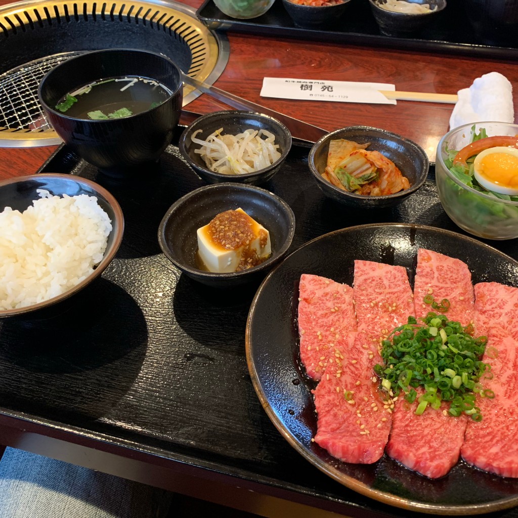 ユーザーが投稿した焼肉定食Aの写真 - 実際訪問したユーザーが直接撮影して投稿した南郷焼肉樹苑 黒毛和牛専門店の写真