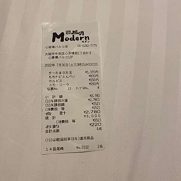 鶴橋風月 Modern心斎橋パルコ店のundefinedに実際訪問訪問したユーザーunknownさんが新しく投稿した新着口コミの写真