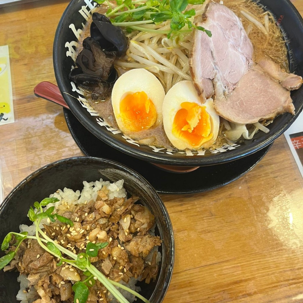 実際訪問したユーザーが直接撮影して投稿した中小河原町ラーメン / つけ麺味噌ラーメン専門店 味噌の力 中小河原店の写真