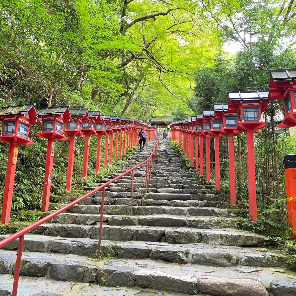 たまごボ-ロちゃんさんが投稿した鞍馬貴船町神社のお店貴船神社/キフネ ジンジャの写真