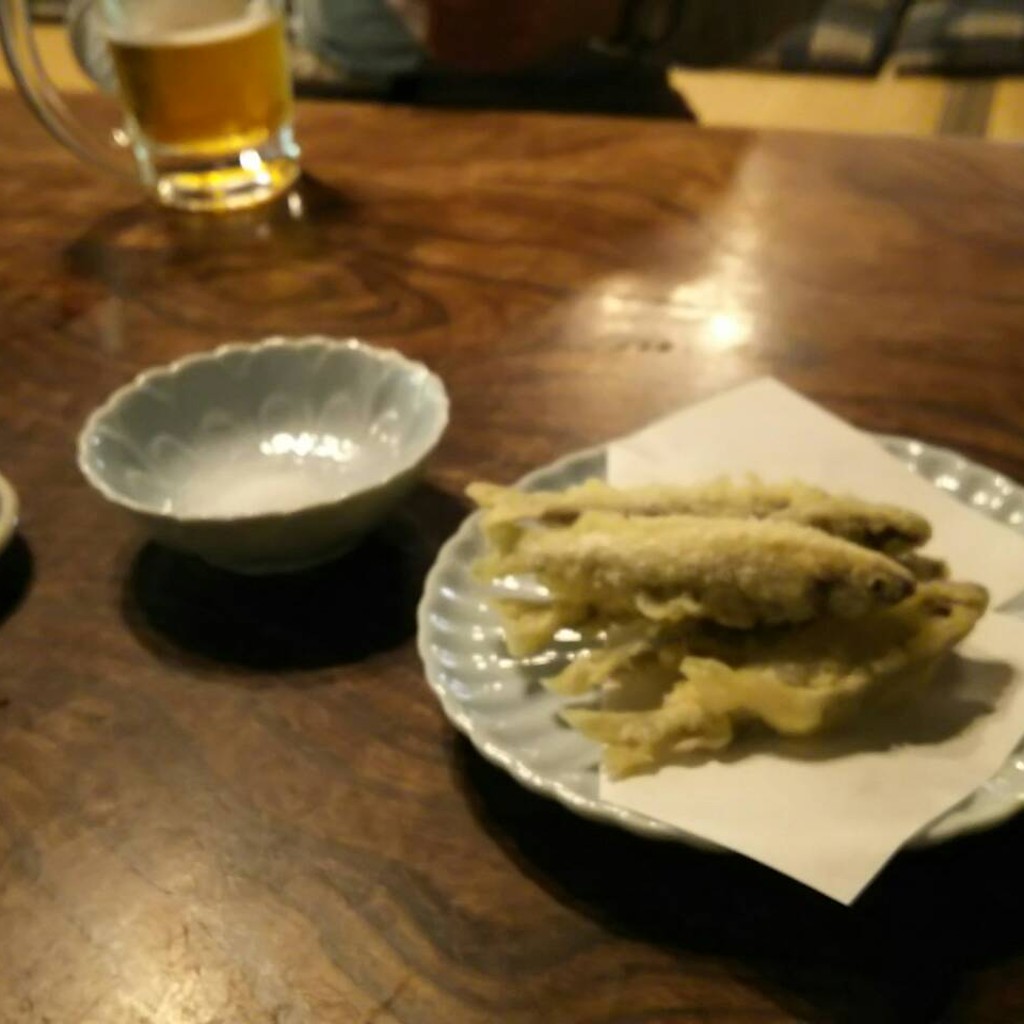 ユーザーが投稿した稚鮎の天ぷらの写真 - 実際訪問したユーザーが直接撮影して投稿した御岳本町そば玉川屋の写真