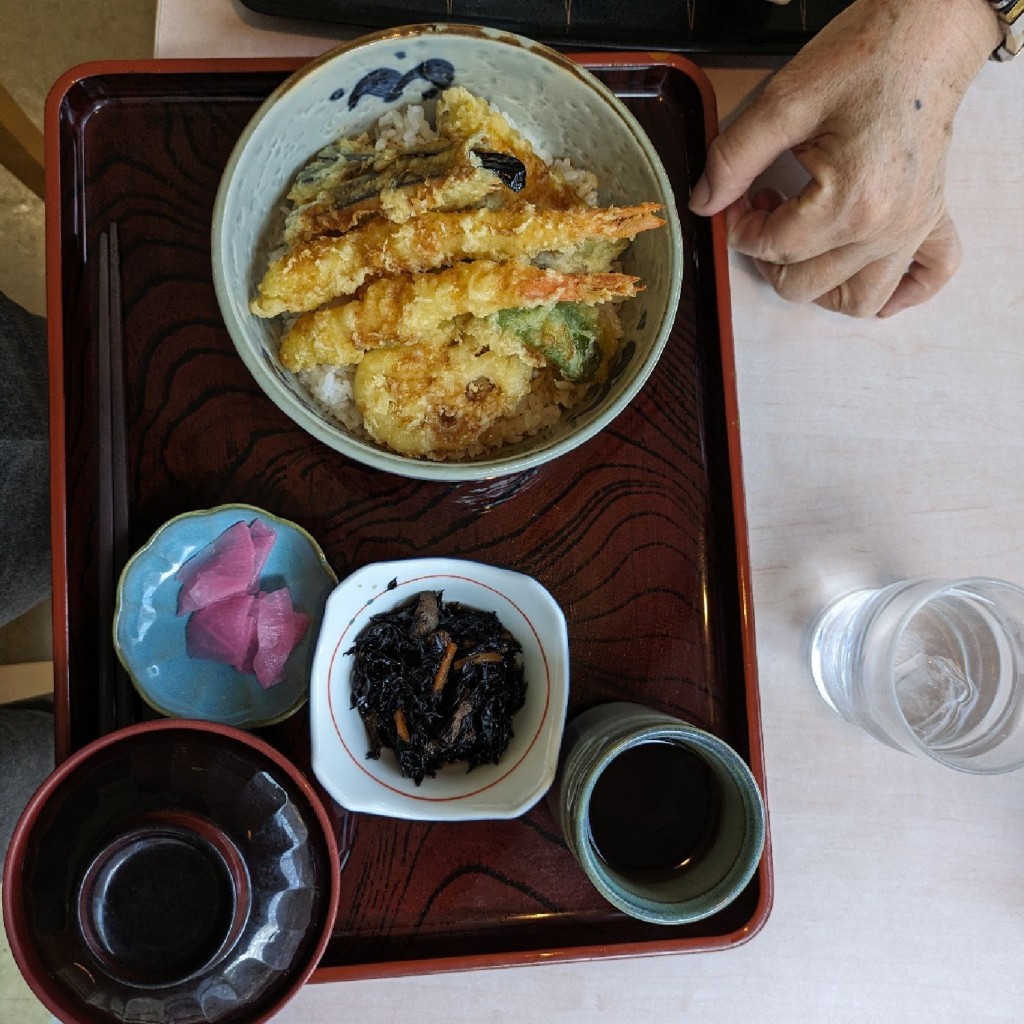 ユーザーが投稿した海老天丼の写真 - 実際訪問したユーザーが直接撮影して投稿した安城町定食屋ノース キッチン 安城更生病院店の写真