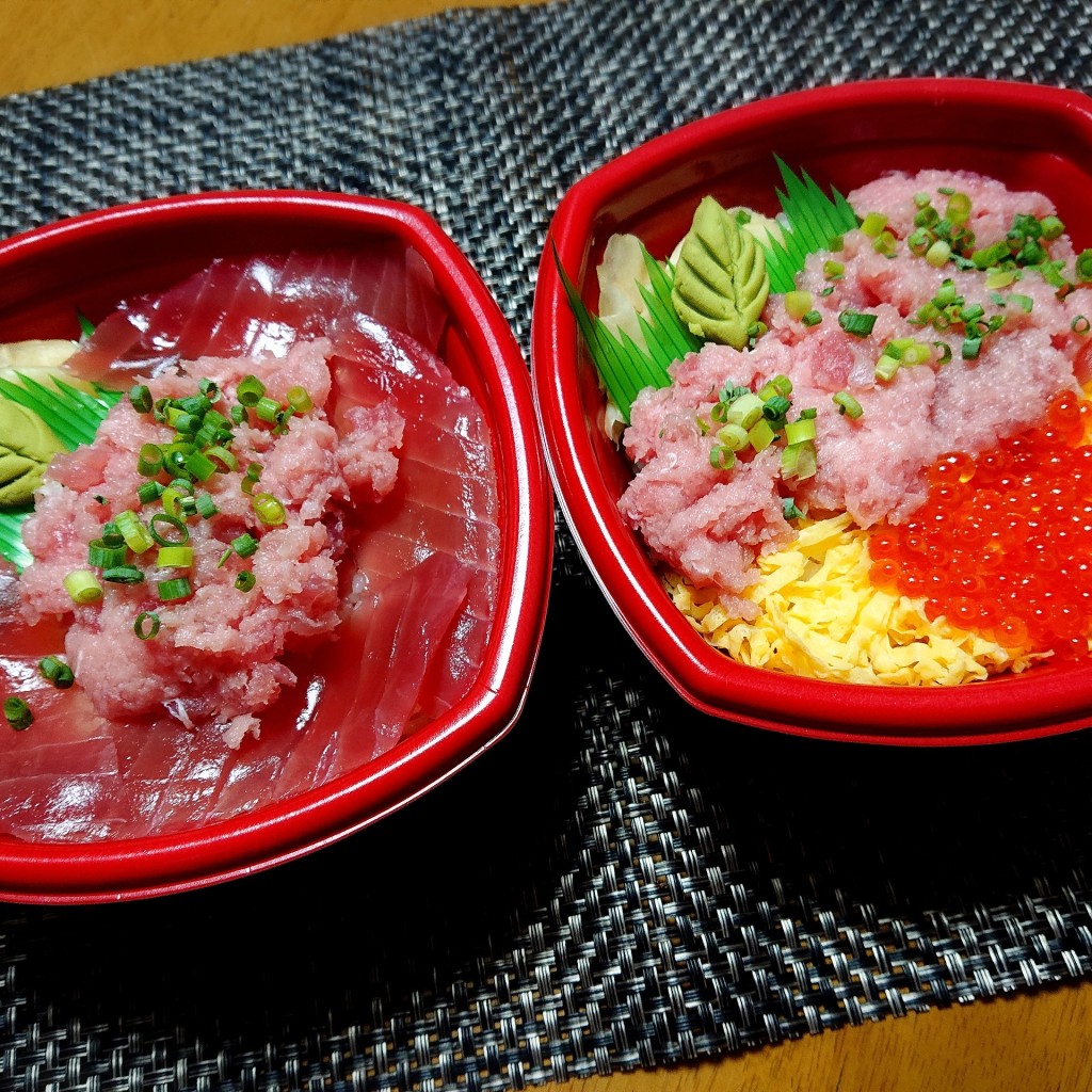 ユーザーが投稿したねぎとろマグロ丼の写真 - 実際訪問したユーザーが直接撮影して投稿した津福今町丼ものきたはら丼丸 久留米店の写真