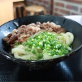 肉ぶっかけうどん - 実際訪問したユーザーが直接撮影して投稿した林町うどん手打うどん 三徳の写真のメニュー情報