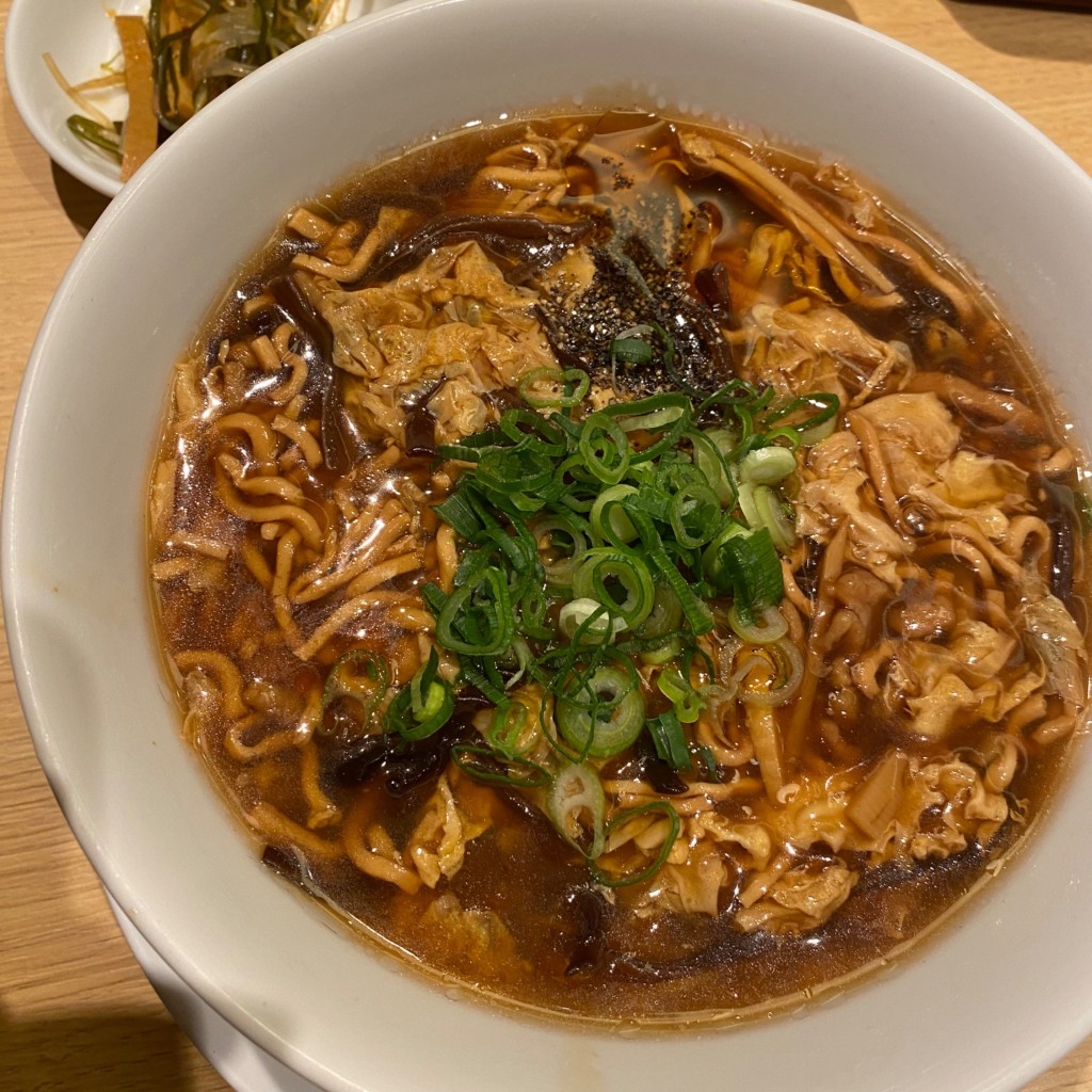 ユーザーが投稿した酸シ束湯麺セットの写真 - 実際訪問したユーザーが直接撮影して投稿した渋谷アジア / エスニック鼎泰豐 渋谷スクランブルスクエア店の写真
