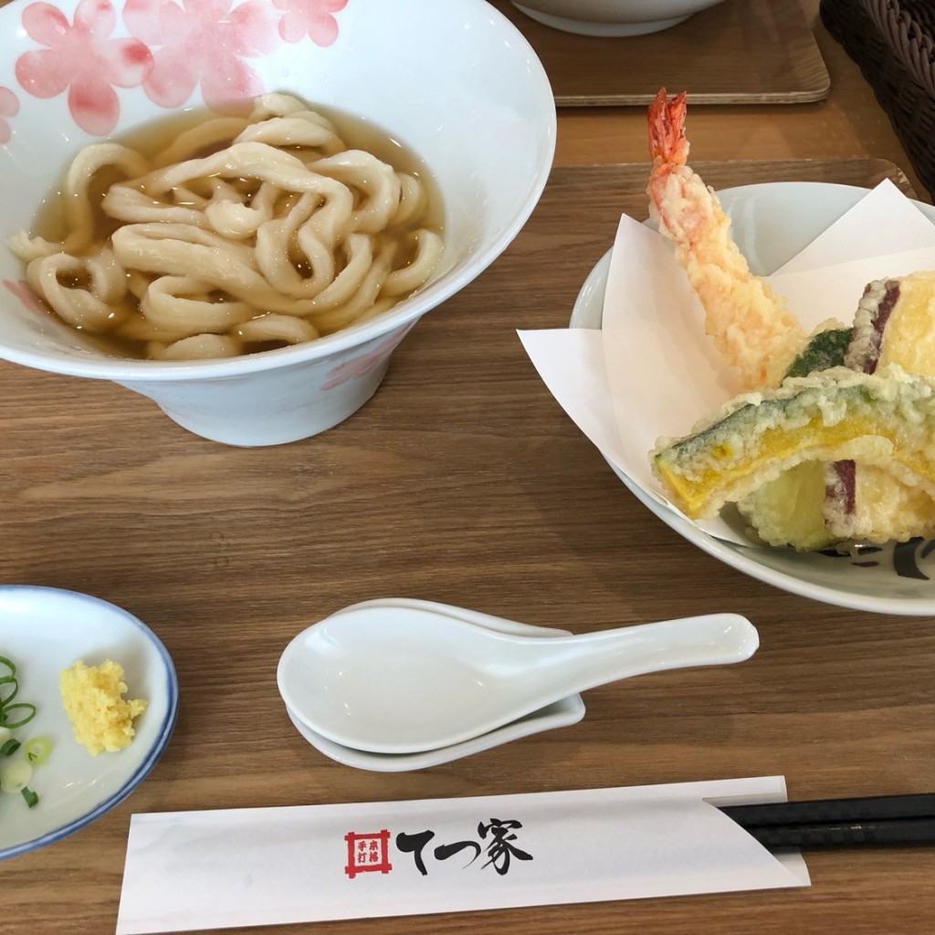 のんべえさんさんが投稿した西幸町うどんのお店讃岐うどん 本格手打 てつ家/サヌキウドン ホンカクテウチ テツヤの写真