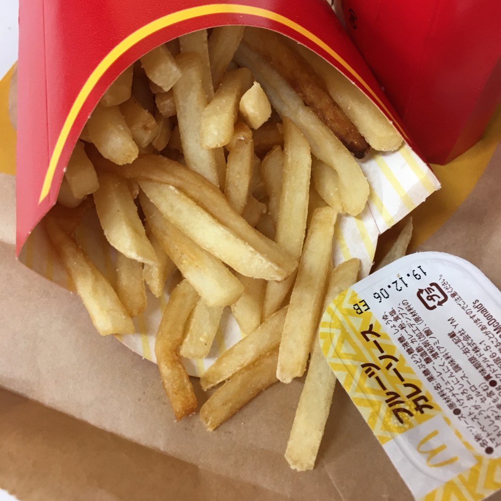 ユーザーが投稿したマックフライポテトの写真 - 実際訪問したユーザーが直接撮影して投稿した二ツ木ファーストフードマクドナルド 6号新松戸店の写真