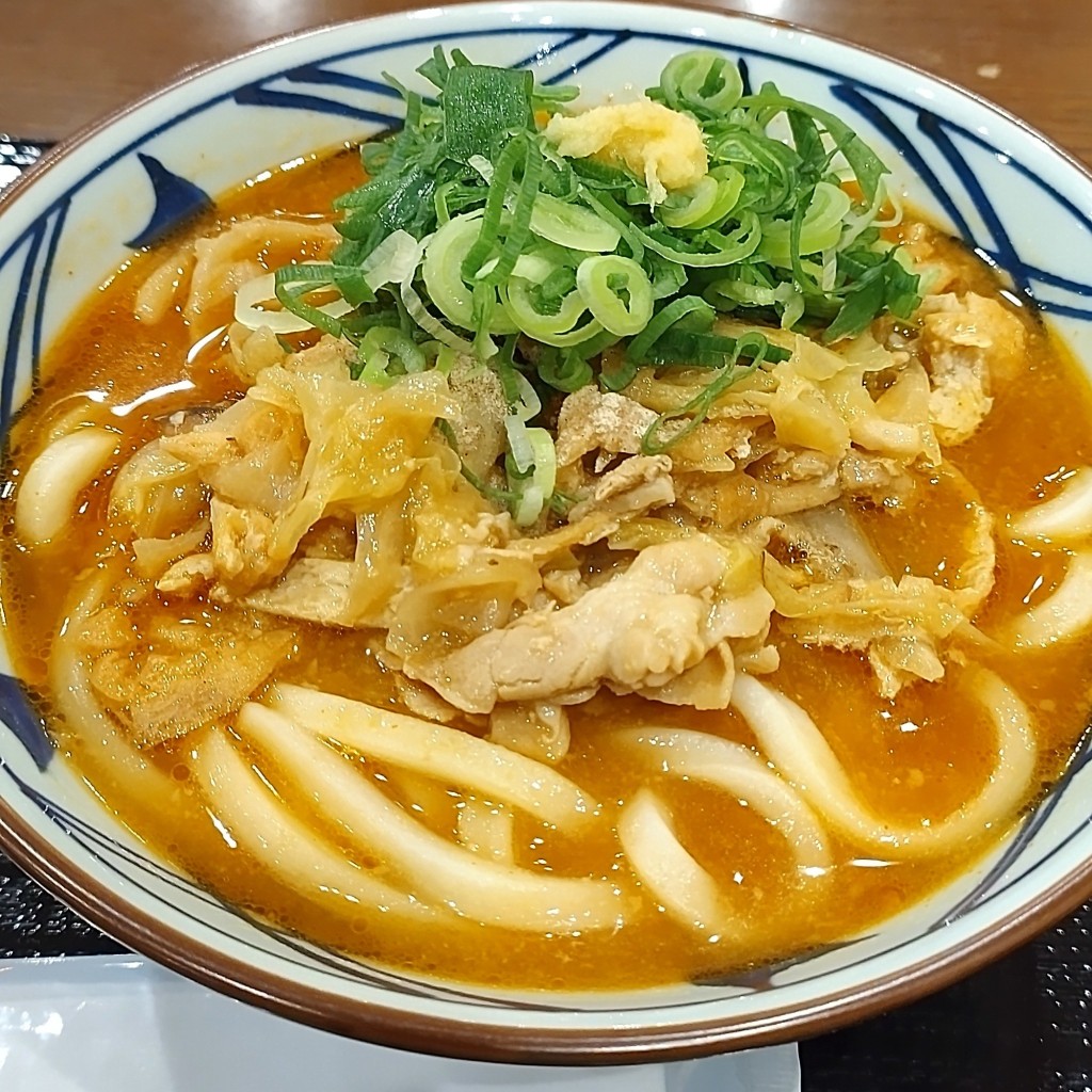 ユーザーが投稿した豚汁うどん(並)の写真 - 実際訪問したユーザーが直接撮影して投稿した天神町うどん丸亀製麺 会津若松店の写真