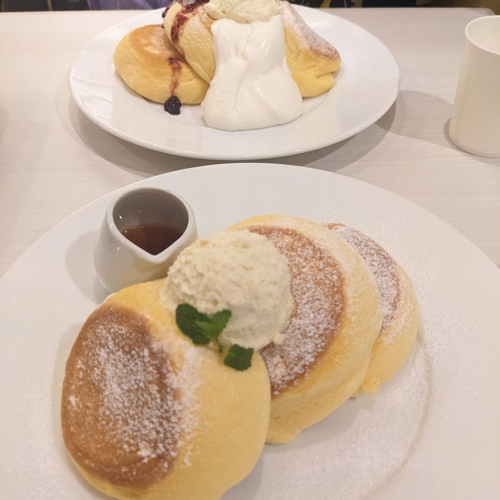 ユーザーが投稿したチーズベリーの写真 - 実際訪問したユーザーが直接撮影して投稿した本通パンケーキ幸せのパンケーキ 広島店の写真