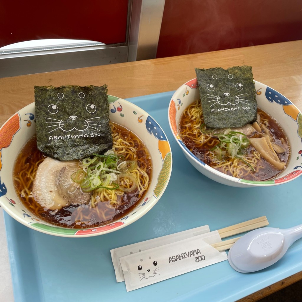 ユーザーが投稿した醤油ラーメンの写真 - 実際訪問したユーザーが直接撮影して投稿した東旭川町倉沼定食屋旭山動物園中央食堂の写真