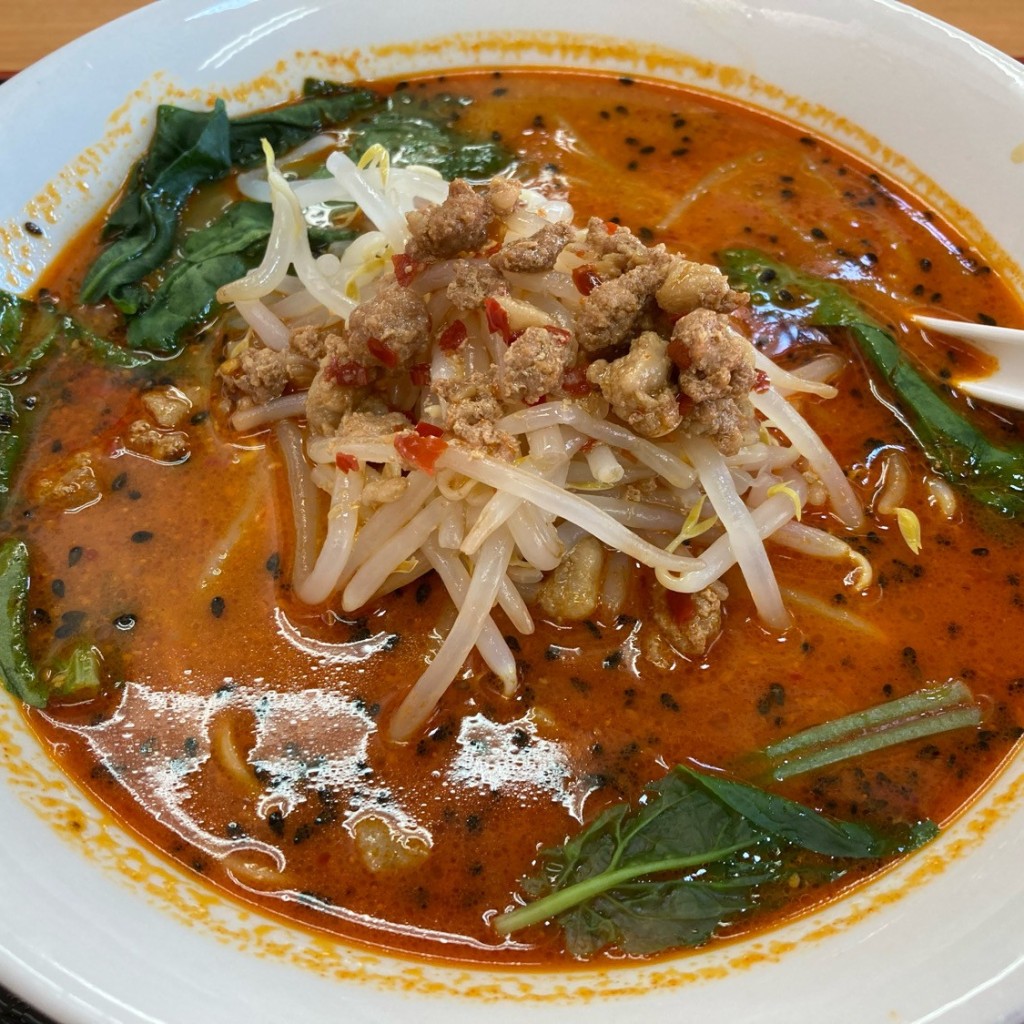 ユーザーが投稿した担々麺の写真 - 実際訪問したユーザーが直接撮影して投稿した太田町中華料理四季紅の写真