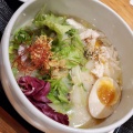 実際訪問したユーザーが直接撮影して投稿した亀有ラーメン / つけ麺鶏白湯ラーメン 自由が丘蔭山 アリオ亀有店の写真